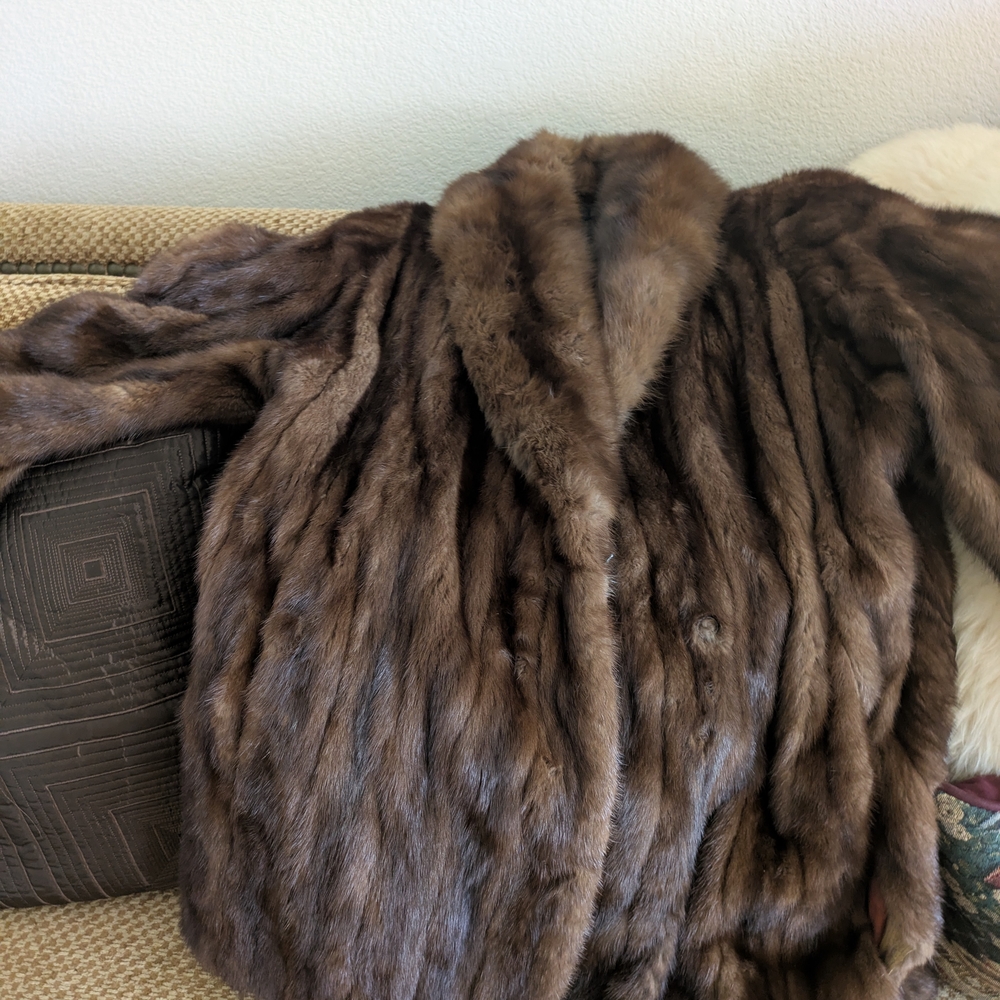 Luxurious Brown Fur Coat